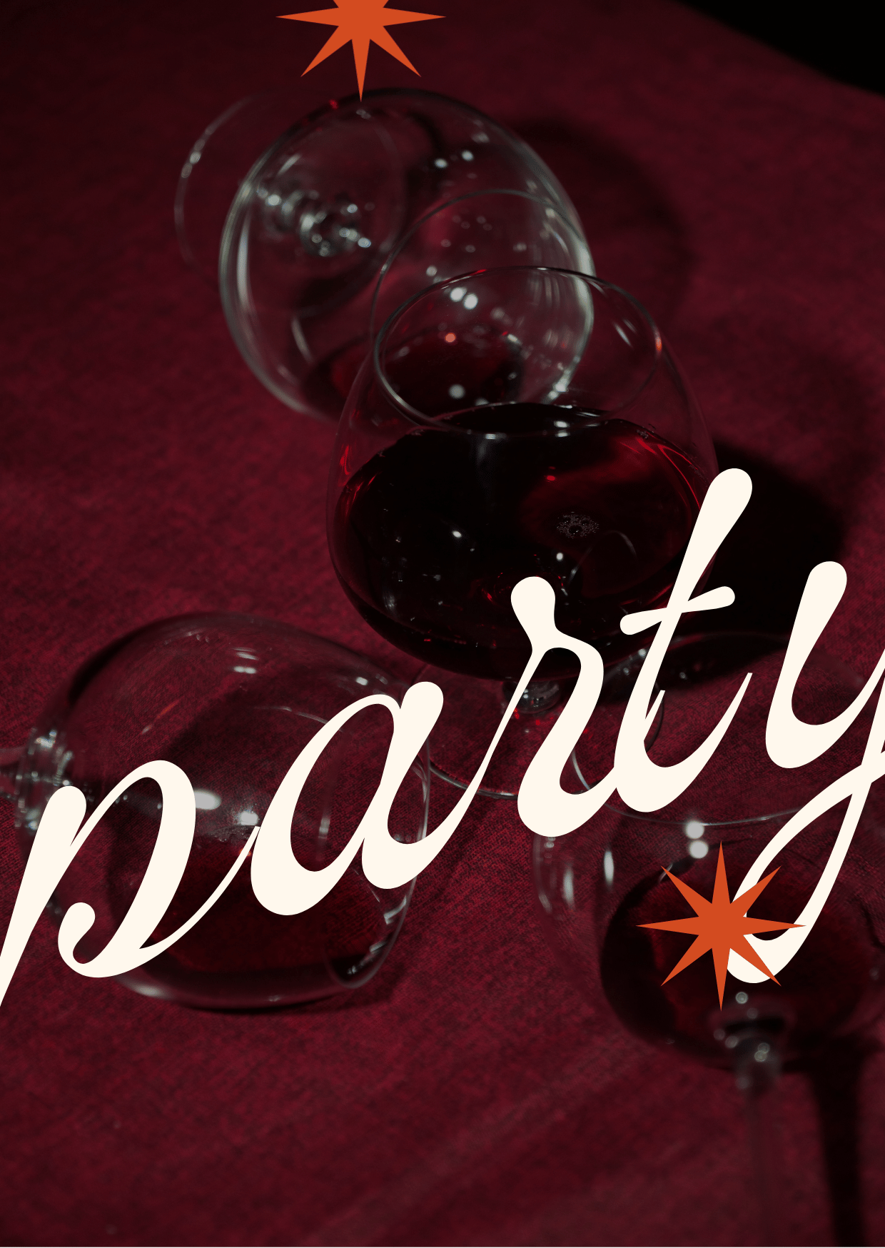 Party invitation poster