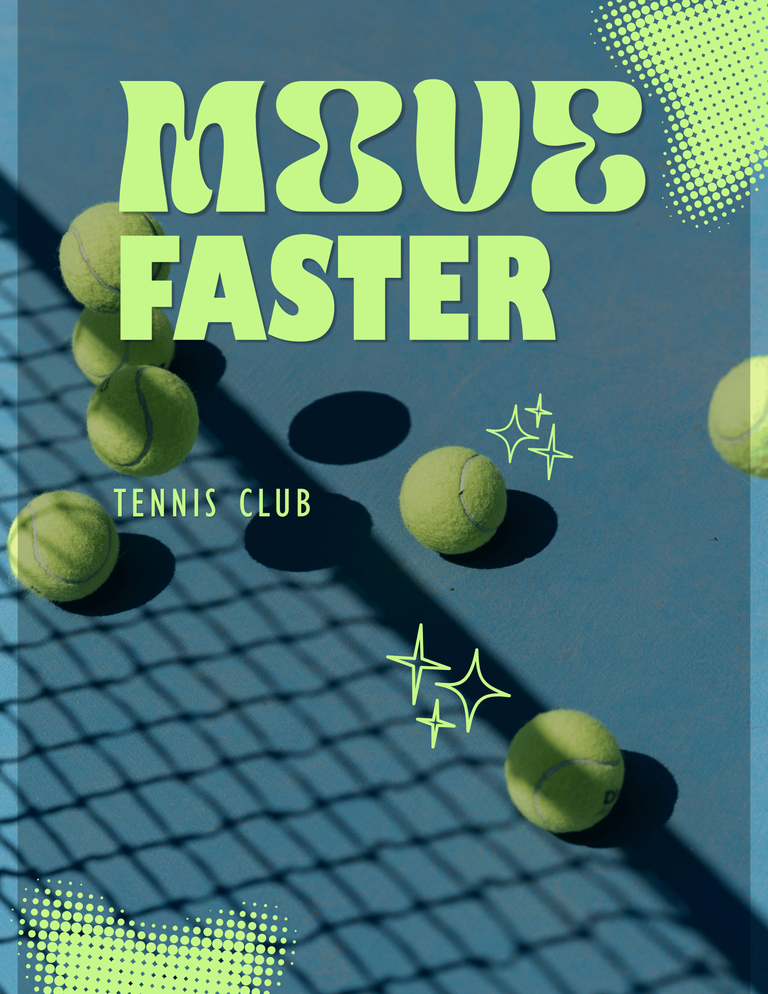 Tennis club poster